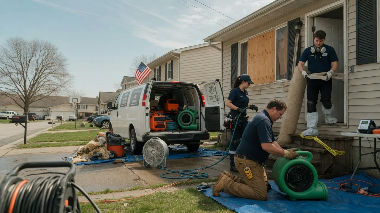 Water Damage Restoration in Kiel, WI near me